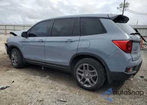 2022 Honda Passport Exl из США, поврежденный, VIN 5FNYF7H55NB007030